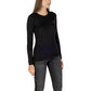 Black Cotton Long Sleeve T-Shirt