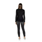 Black Cotton Long Sleeve T-Shirt