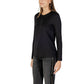 Black Cotton Long Sleeve T-Shirt