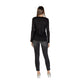 Bicolor Cotton Long Sleeve T-Shirt