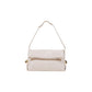 Beige Polyethylene Clutch Bag