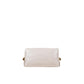 Beige Polyethylene Clutch Bag