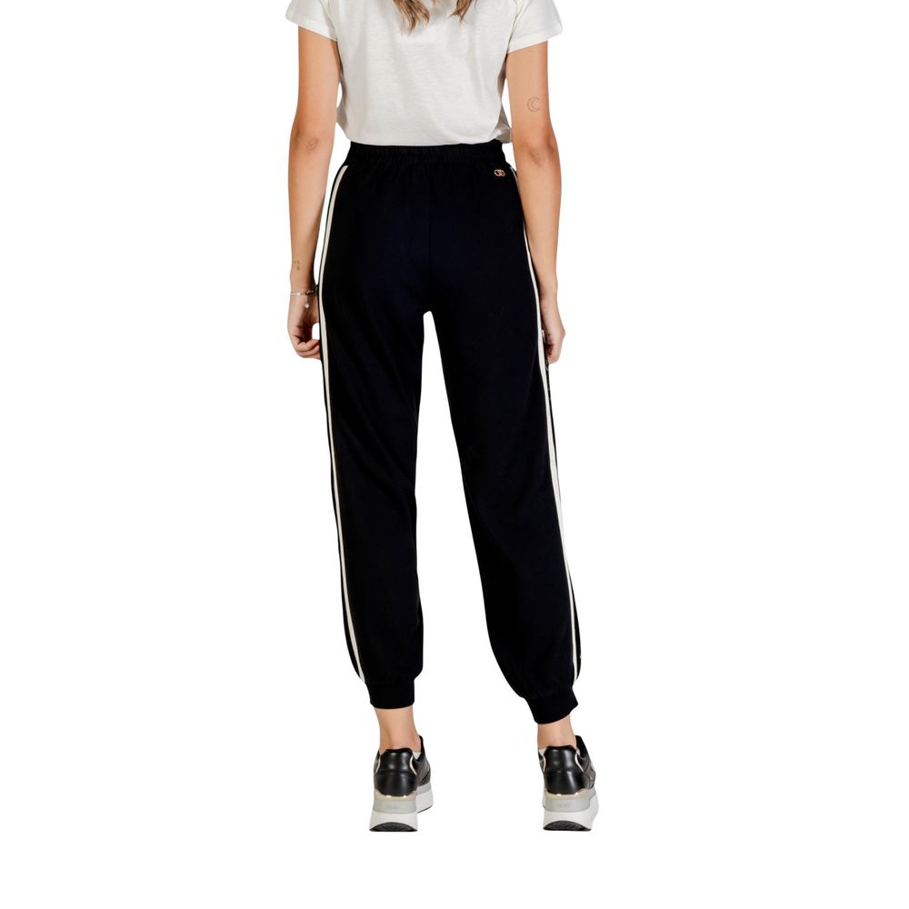 Black And White Cotton Joggers (Workout Pants)