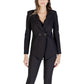 Black Polyester Blazer