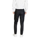 Black Polyester Skinny Pants
