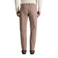 Beige Cotton Skinny Pants