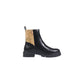 Black Polyethylene Ankle Boots