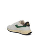 White Leather Athletic Sneakers