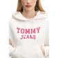 Cream Recycled Cotton Hoodie