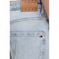 Light Blue Recycled Cotton Mom Jeans