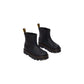 Black Leather Ankle Boots