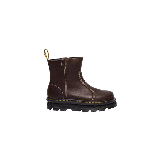 Brown Leather Ankle Boots