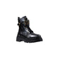 Black Leather Ankle Boots