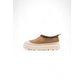 Beige Suede Leather Clogs