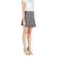 Brown Polyester Mini Skirt