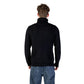 Black Marabou Turtleneck
