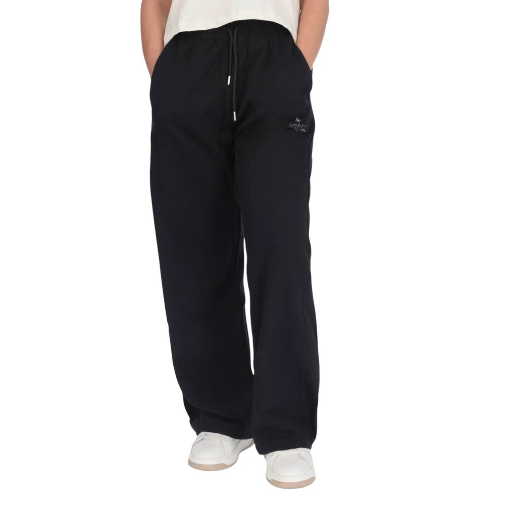 Black Cotton Joggers (Workout Pants)