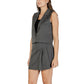 Gray Recycled Polyester Waistcoat