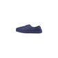 Blue Textile Slippers