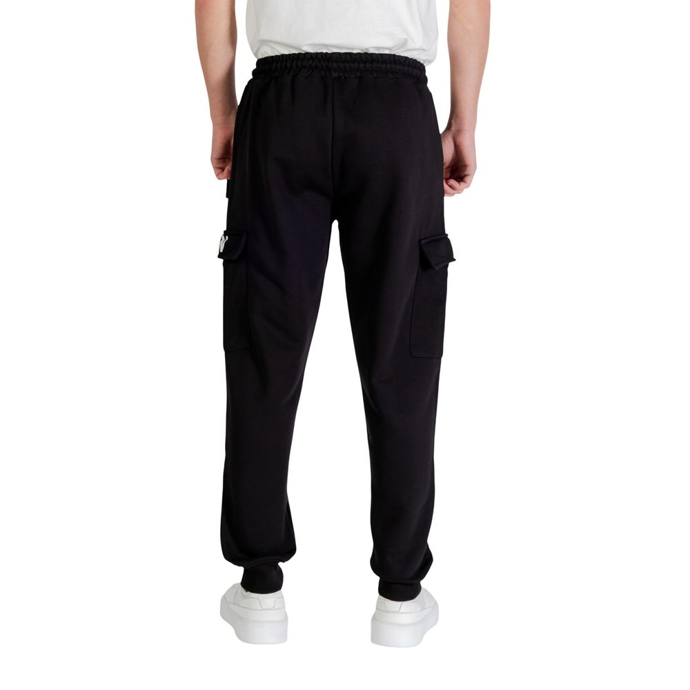 Black Cotton Joggers (Workout Pants)