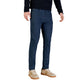 Blue Cotton Skinny Pants
