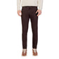 Brown Cotton Skinny Pants