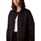 Black Recycled Polyester Bomber