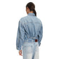 Light Blue Cotton Denim Jacket