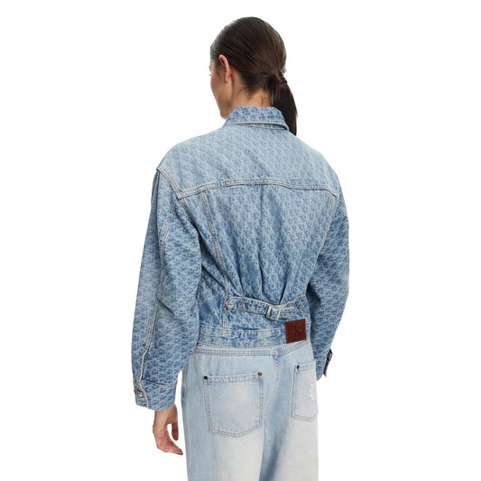 Light Blue Cotton Denim Jacket