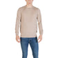 Beige Polyester Sweatshirt