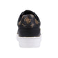 Black Polyethylene Low Top Sneakers