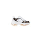 White Polyethylene Chunky Sneakers