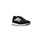 Bicolor Polyester Athletic Sneakers