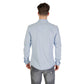Blue Cotton Dress Shirt