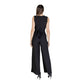 Black Polyester Jumpsuit