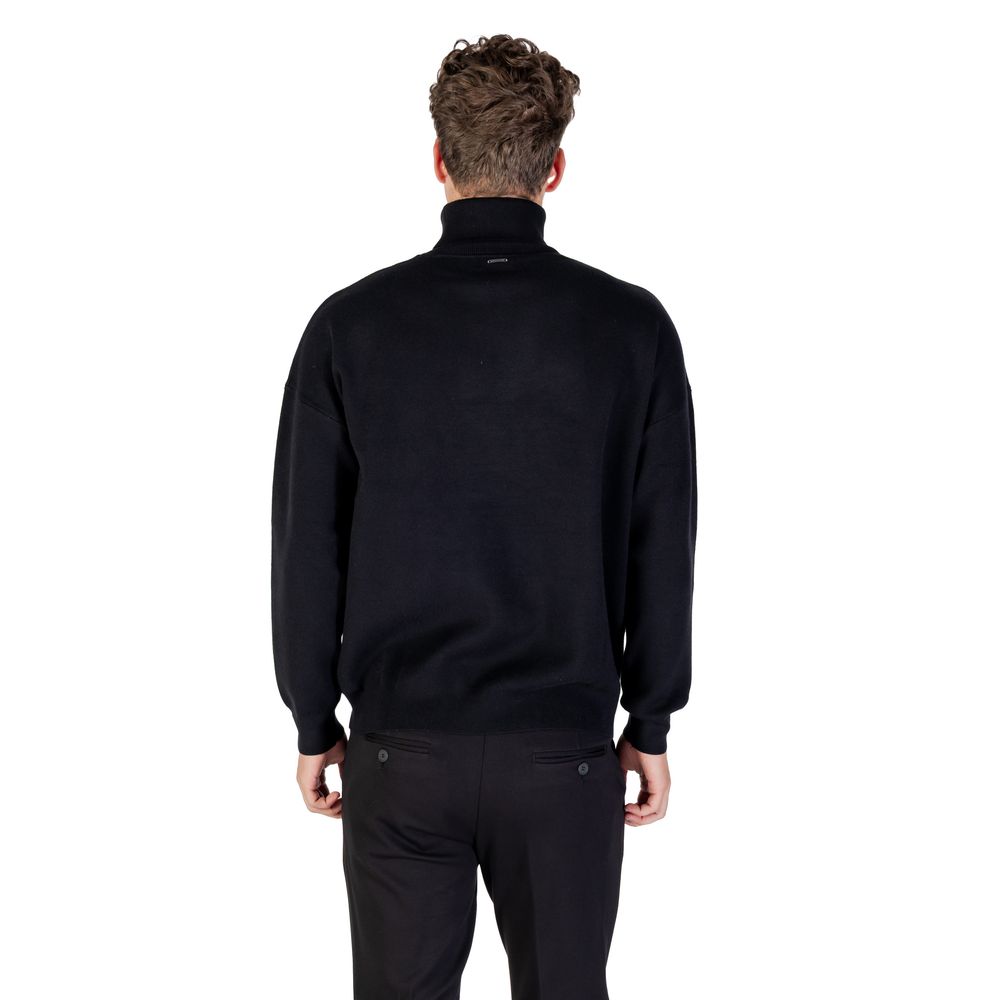 Black Viscose Sweatshirt