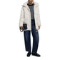 Cream Polyester Coat