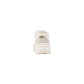 White Artificial Leather Chunky Sneakers