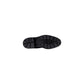 Black Artificial Leather Lace-Up Boots