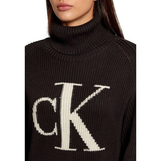 Black Cotton Sweatshirt