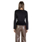 Black Viscose Sweatshirt