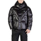 Black Polyamide Jackets And Coat