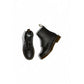 Black Leather Lace-Up Boots