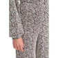 Brown Polyester Casual Pants