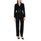 Black Polyester Rompers
