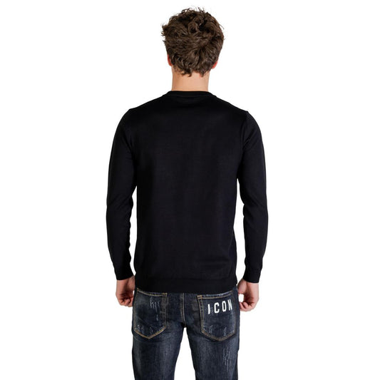 Black Viscose Sweatshirt