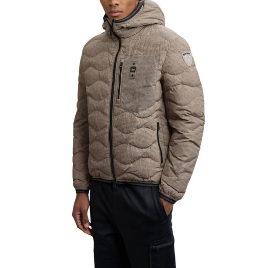 Brown Polyester Coat