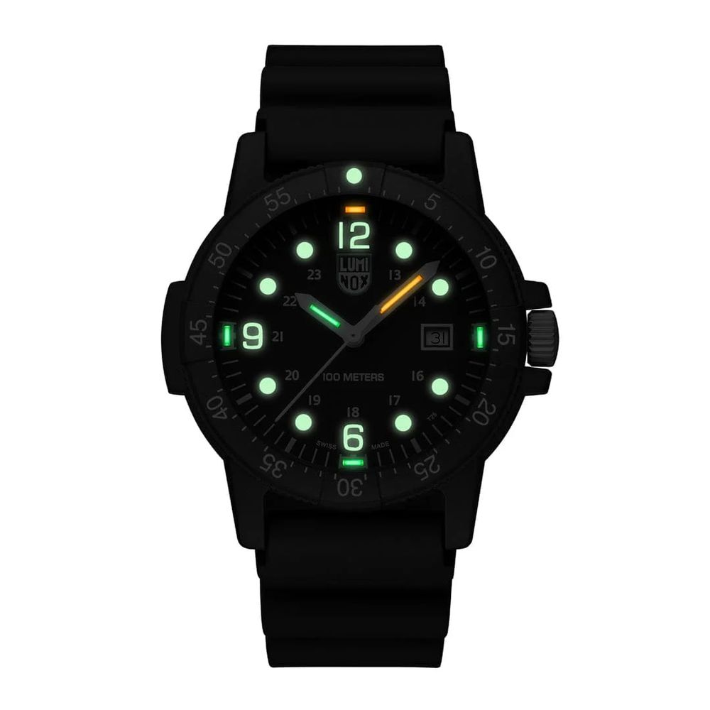 Black Rubber Sport Watch