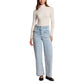 Beige Viscose Turtleneck