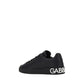 Black Calf Leather Bos Taurus Sneakers